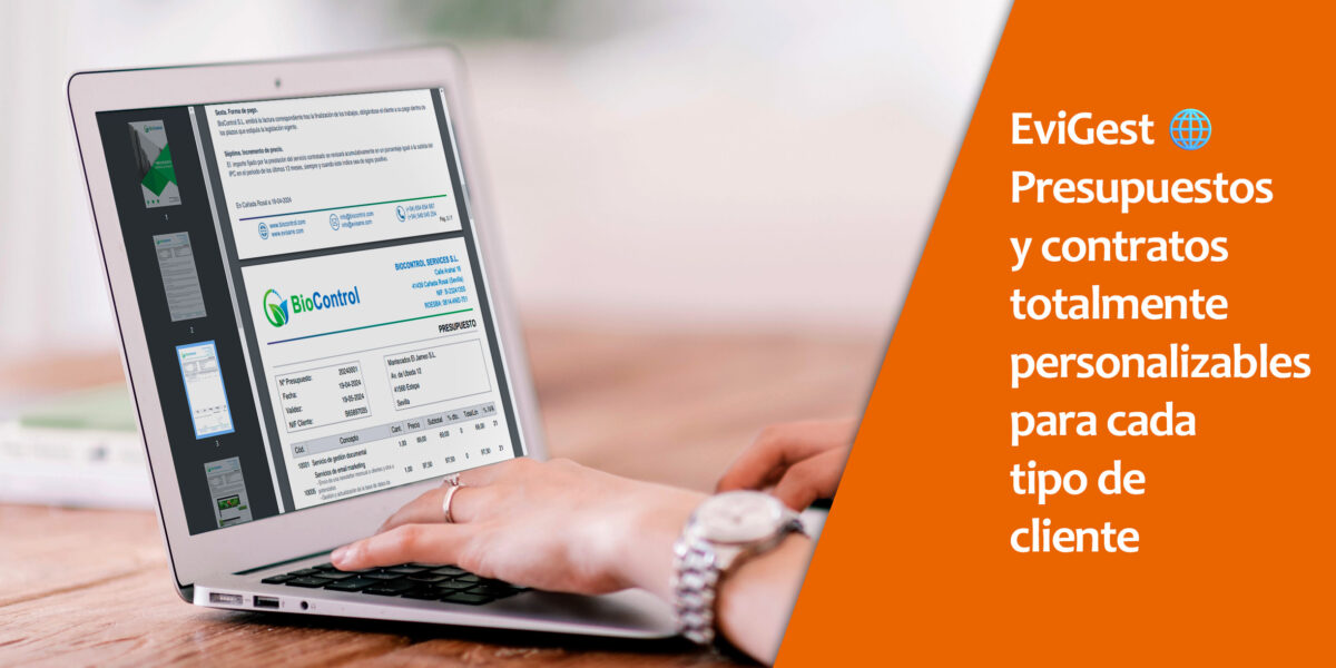 Software de facturación en línea: Personaliza tus presupuestos y contratos