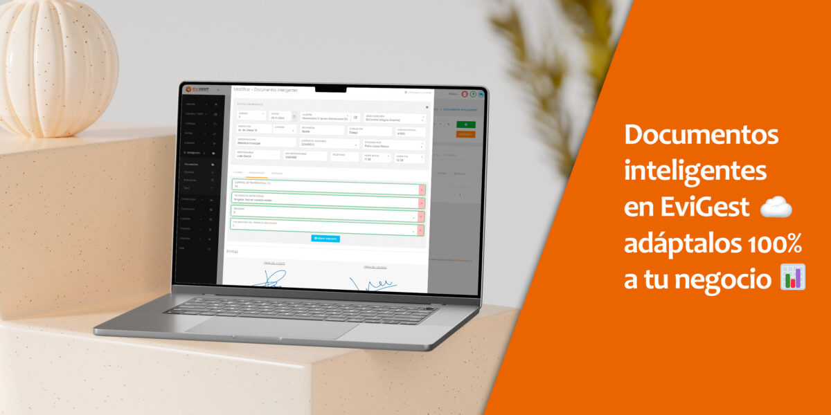 Documentos inteligentes en EviGest: Elabora cualquier tipología de documento a tu gusto con nuestro software de facturación en la nube